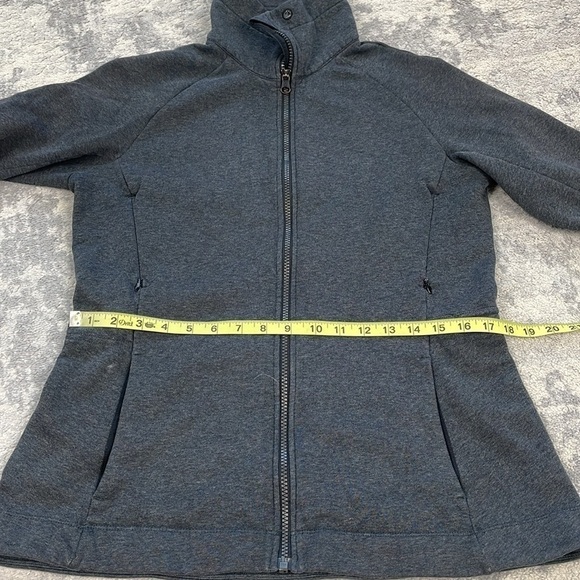 Lululemon Insculpt Jacket Heathered Gray Athletic Full Zip Fleece Lined - Picture 7 of 14